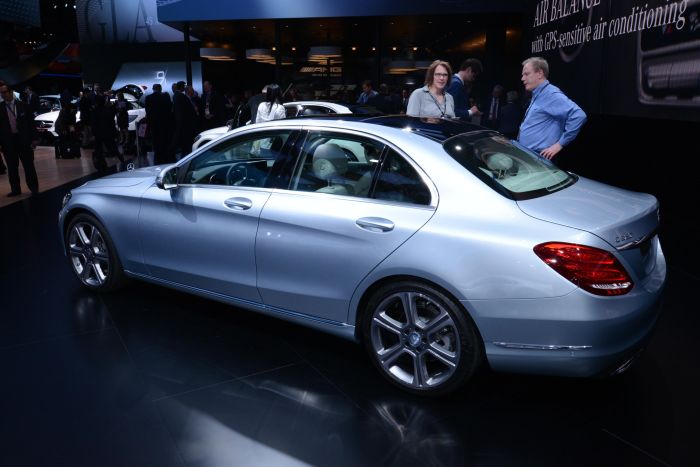 Nuova Mercedes-Benz Classe C le foto dal Salone di Detroit 2014 03